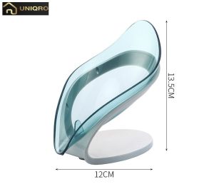 KM-002 Kotak sabun batang tempat sabun bentuk daun klasik minimalis elegan soap box soap holder bathroom wastafel unique leaf aesthetic