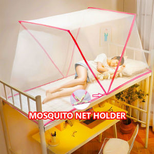 Mang bắt muỗi có thể gập lại màn trùm giường Lều mùa hè phòng ngủ Windproof màn giường giường người lớn cho giường đơn
