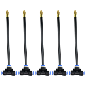 Outdoor Garden Irrigation Tool Flexible Sprayed Nozzle 360 Adjustable Water Flows Durability Copper Plastic Construction