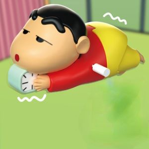 Crayon Shin Chan Clockwork Toy Anime Cute Clock Doll Desktop Decoration Childrens Toys Fan Gifts