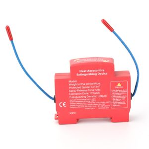THISEE DIN Rail Retardant Device Dual-line Design Non-pollution Automatic Fire Extinguisher Practical Household Fire Extinguishing Device For Distribution Box/Cabinet Engine Compartment