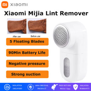 Xiaomi Original Lint Remover Trimmer Mijia Fabric Shaver Sticky Lint Roller Paper for Clothes and Sofa Dust Pet Cat Fur Remover Cleaner USB Rechargable