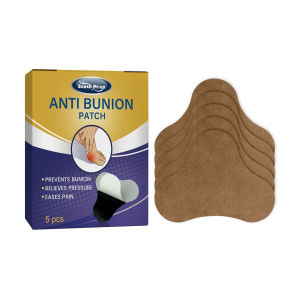 South Moon Foot Anti Bunion Patch Pressure Prevent Bunion Wormwood Herbal Natural Ease Pain Relieve Pad Joint Pain Toe Bunion Stiffness Joint Valgus Corrector Patch Bunion Gout Pain Relief Stickers (5pcs/box)