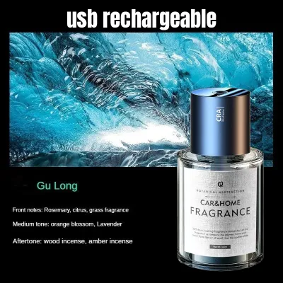 【SKIT SG】AI Intelligent USB Rechargeable Automatic Car Home Aroma Diffuser Nano Mist Air Freshener Perfume Spray Essential Oil Fragrance Machine Smart Timing Sensor 160ml Large Capacity for Vehicle Room Office Bathroom
