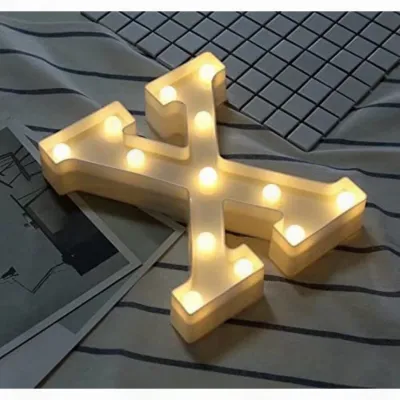 【Local shipment】26 Letters Led DIY Battery Operated Alphabet for Wedding Home Party Bar Decoration Birthday party Rave Christmas decorative lights