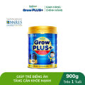 Sữa Bột Nutifood GrowPLUS+ Biếng Ăn (Xanh) 1+ - Hỗ Trợ Kích Thích Ngon Miệng, Tăng Cân Khỏe Mạnh (Lon 900g). 