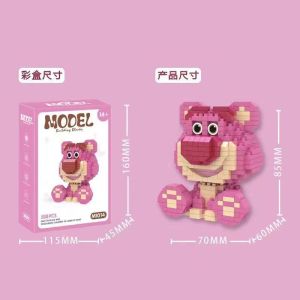 [NHIỀU MẪU] Đồ chơi lắp rápxếp hình 3D mô hình mô hình động vật đáng yêu cho bé quà tặng sinh nhật cho bé thỏ chạy xe