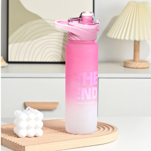 Sweet Shape 1000ml Tumbler Drinking Sports Plastic Outdoor Handle Water Bottle Tumbler