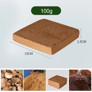 1pc Organic Coconut Coir For PlantsOrganic Coconut Coir Concentrated See-d Starting MixSe-ed Starter Soil Block Cactus Soil Potting 100g