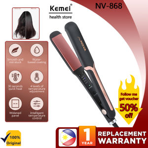 Kemei Straightener Hot plate hair straightener for women only KM-329 Professional Hair Straightener Flat Iron Clip fashion Styling Tool