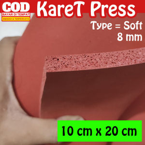 Karet Press 8mm Hot Stamping Sponge Tahan Panas Soft Metal Jig