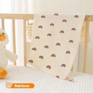 Sweetybayibayi 25*50cm Baby Cotton Towel 4 Layer Kids Towel Cotton Gauze Baby Face Towel BearHead Handkerchief Washcloth
