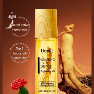 Ginseng Firming Oil Eye Essence Lightens Fines Lines Hydrates Antiwrinkles