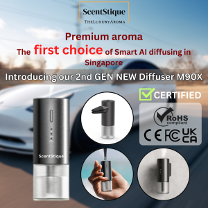 ScentStique 2nd GEN M90X Smart AI Car / Mini Home Diffuser