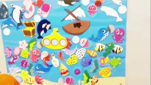 Ocean Felt Story Board – Montessori Busy Board for Toddlers Wall-Hanging Educational Gift