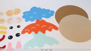 Social Emotional Learning Montessori Facial Expression Game Parent-child Interaction Felt Emotional Change Toys Handcrafted Emotional Learning Making Faces Montessori Social Emotional Learning Educational Describe Feelings