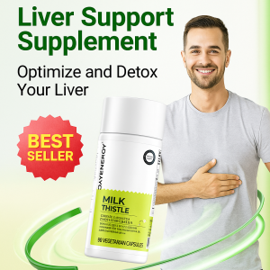 Milk Thistle Capsules for Liver Cleanse Detox Support Liver Detox Supplement Silymarin Liver Support Liver Health Supplement with Silymarin for Liver Repair and Regeneration