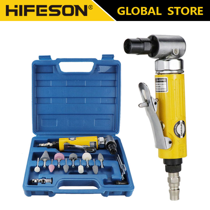 HIFESON 90° Pneumatic Die Grinder Air Die Grinder Grinding Mill