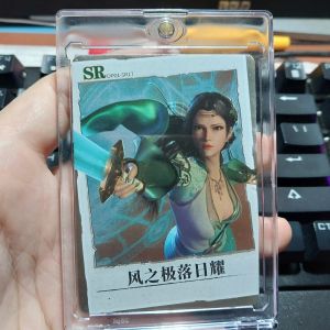 Thẻ Tiêu Viêm Hãng KAYOU nhân vật Vân Vận cam kiem cấp SR hiệu ứng hologram Tặng kèm top Loader bảo vệ 2055 11
