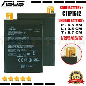 Baterai Asus Zenfone 4 Max Pro ZC554KL / Zenfone 3 Zoom S ZE553KL X001D Battery C11P1612 Original