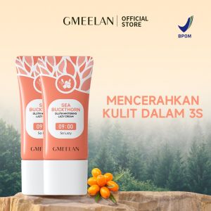 GMEELAN 2PCS Krim Pencerah Wajah Moisturizer 30g Niacinamide Gluta Whitening Lazy Cream Pelembab Wajah / NASA 01