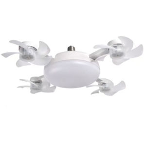 Nordic simple fan lamp💕 Fan chandelier Bedroom silent fan Remote control ceiling fan lamp Eye protection energy-saving lamp