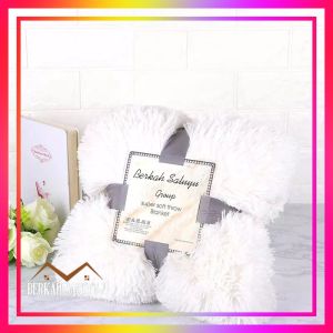 Selimut bulu rasfur lembut uk 160cmx100cm LP