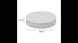 btnx LED Spotlight Turntable with Auto-Rotating Base for Crystal Jewelry Display — Electric Rotating Display Stand 7M5T2