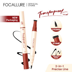 Focallure #TransferproofHero Precise Line Winged Eyeliner Stamp 2-in-1Smudge-proof High Pigment Easy to use