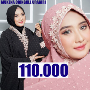 MUKENA CRINKLE URAGIRI / MUKENA KATUN MOTIF CRINCLE / MUKENA DEWASA