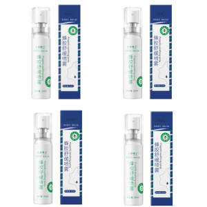 Herbal Soothing Mouth Spray Propolis Moisturizing Spray for Dry Mouth Sore Throat Refreshes Breath Instantly Natural Oral Care