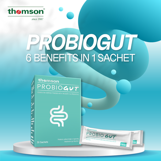 [EXP MAY26]Thomson Probiogut 30 sachets 7 Billion CFU prebiotics ...