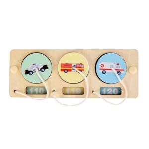 CAEDU Montessori Busy Board DIY Puzzle Toy Ability Training Hand Grasping Egg Light Timer Switchs Kids Toy Switch Function Busy Board Accessories Educational Toys