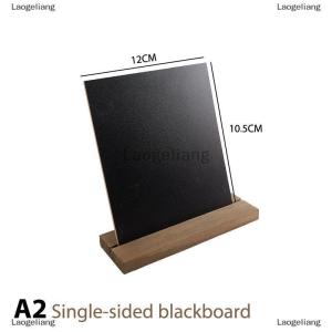 [COD] Laogeliang Bảng thông báo hiển thị dấu hiệu bằng gỗ giá cơ sở tag bảng đen Memo Bar
