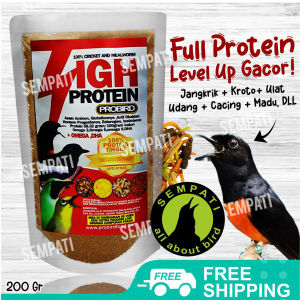 SEMPATI Pakan Burung Kacer Murai Cucak Hijau Pleci High Protein Voer Probird PHPVRSR