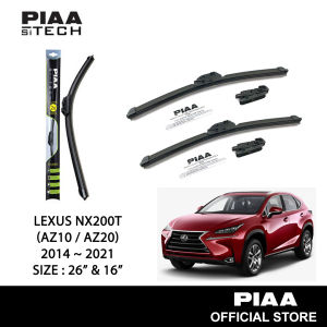 PIAA Si-Tech Silicone Wiper For Lexus NX200T 2014 - 2021 (26" & 16")