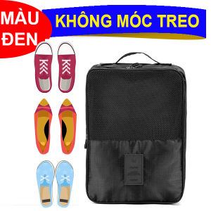 Túi Đựng Giày 3 Ngăn Treo Móc Tay Kéo Hành Lý Du Lịch