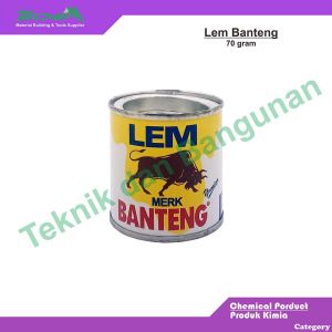 Lem Banteng Kuning Kaleng 70 gram