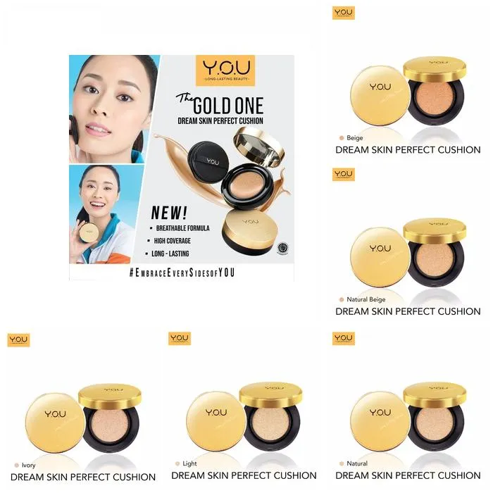 YOU THE GOLD ONE Dream Skin Perfect Cushion BB Cushion Lazada Indonesia