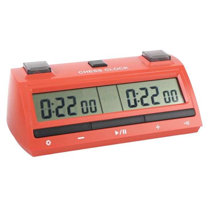 Professional Digital Chess Clock Game Timer Large Screen Portable ...
