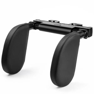 Universal Headrest Neck Travel Pillow Bantal Penyangga Kepala Leher Jok Mobil Bantal Kulit Asli