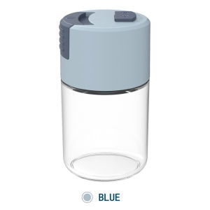 VISHINE Seasoning Bottle Quantitative Control Salt Glass Bottle Kitchen Metering Seasoning Tank Moisture-proof Storage Tank