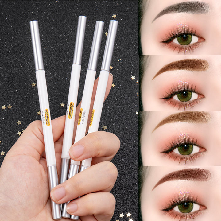 Little Odin Eyebrow Pen Two Headed Ultra Fine Head Waterproof Sweat Proof Long Lasting Do Not 8794