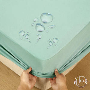 WEICH 100% Waterproof Bed Cover Mattress Protector Dustproof & Anti-Mite BedSheet Bamboo Lyocell Fitted Sheet