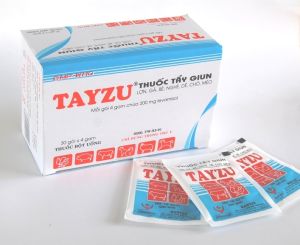 Orgo - Xổ giun Tayzu thuốc tẩy giun sán chó mèo dạng gói pha nước uống cho thú cưng gà chim