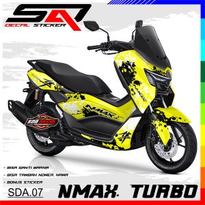 Decal Sticker Full Body NMAX TURBO 2024 Premium Racing Skotlet Variasi SDA.07