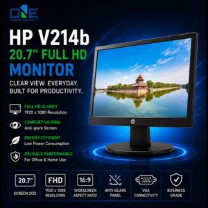 HP V214b 20.7" Full HD LCD Monitor Refurbished LED Monitor Office Monitor FHD 1080P VGA