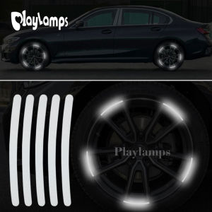 Car Reflective Stickers Car Wheel Sticker Warning Decal Strip Secure Reflector Stickers Car Styling Accessories