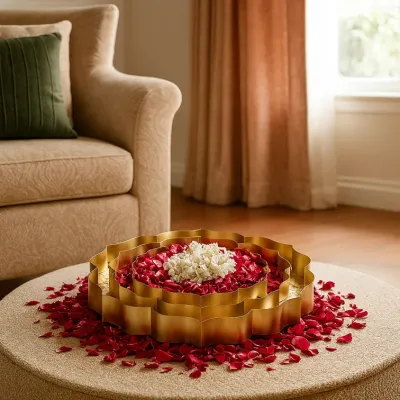 Celson ( SG Seller ) Suhani Urli set of 3 tealight candle holder