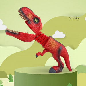 Novelty Dinosaur Shark Grabber Toys Creative Pick Up Claw Parent-Child Interactive Toy Dinosaur Bite Game Telescopic Clip for Children Adults